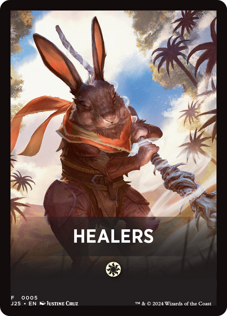 Healers Theme Card [Foundations Jumpstart Front Cards] | Fandemonia Ltd