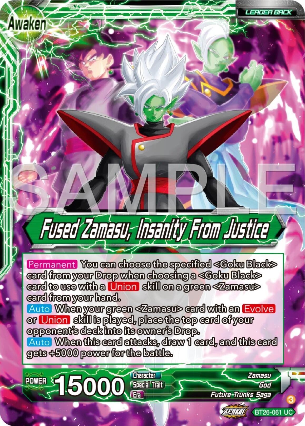 Zamasu // Fused Zamasu, Insanity From Justice (BT26-061) [Ultimate Advent] | Fandemonia Ltd