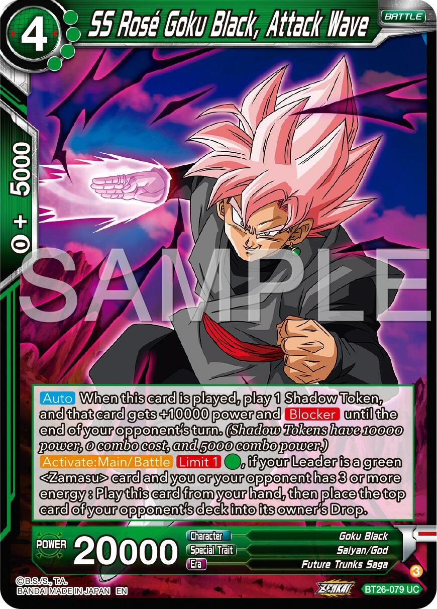 SS Rose Goku Black, Attack Wave (BT26-079) [Ultimate Advent] | Fandemonia Ltd