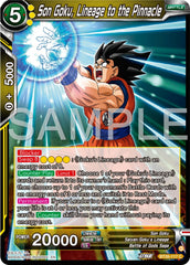 Son Goku, Lineage to the Pinnacle (BT26-117) [Ultimate Advent] | Fandemonia Ltd