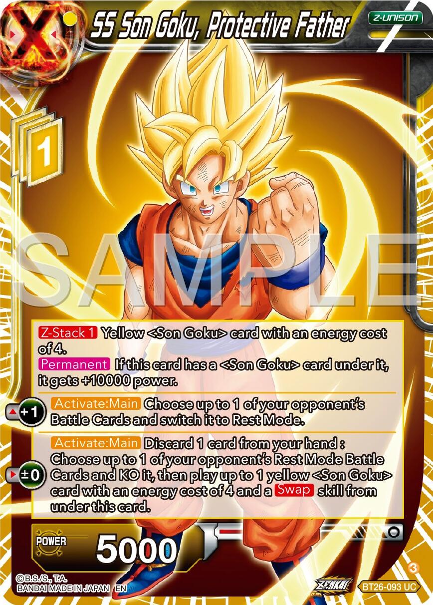 SS Son Goku, Protective Father (BT26-093) [Ultimate Advent] | Fandemonia Ltd