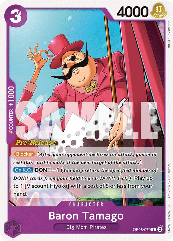 Baron Tamago [Two Legends Pre-Release Cards] | Fandemonia Ltd