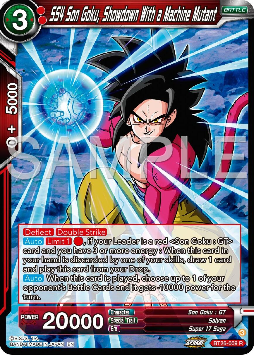 SS4 Son Goku, Showdown With a Machine Mutant (BT26-009) [Ultimate Advent] | Fandemonia Ltd