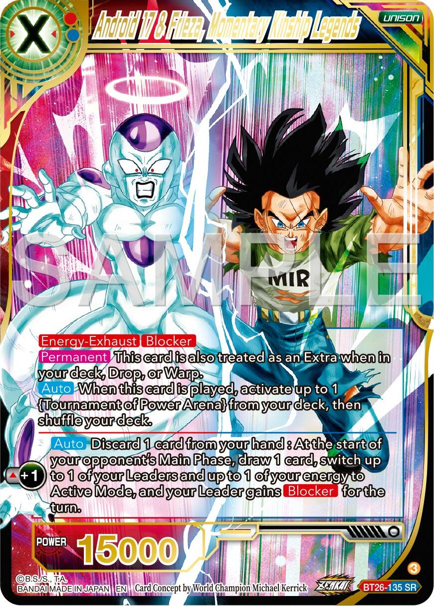 Android 17 & Frieza, Momentary Kinship Legends (BT26-135) [Ultimate Advent] | Fandemonia Ltd