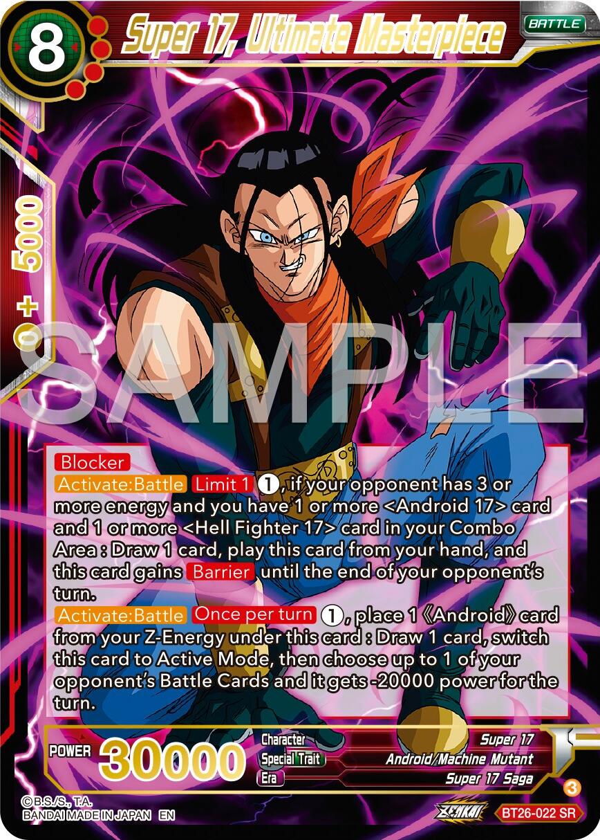 Super 17, Ultimate Masterpiece (BT26-022) [Ultimate Advent] | Fandemonia Ltd