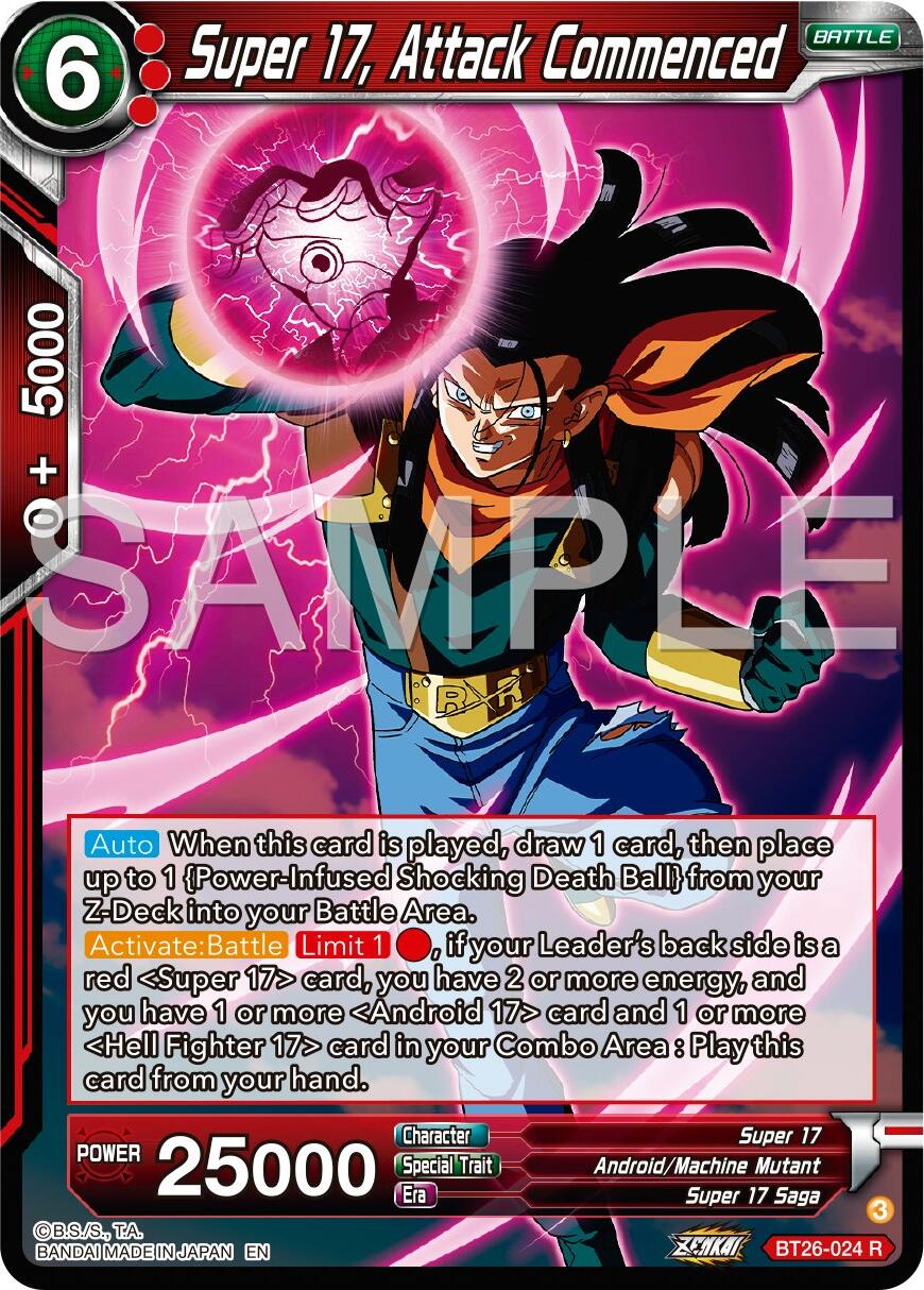 Super 17, Attack Commenced (BT26-024) [Ultimate Advent] | Fandemonia Ltd