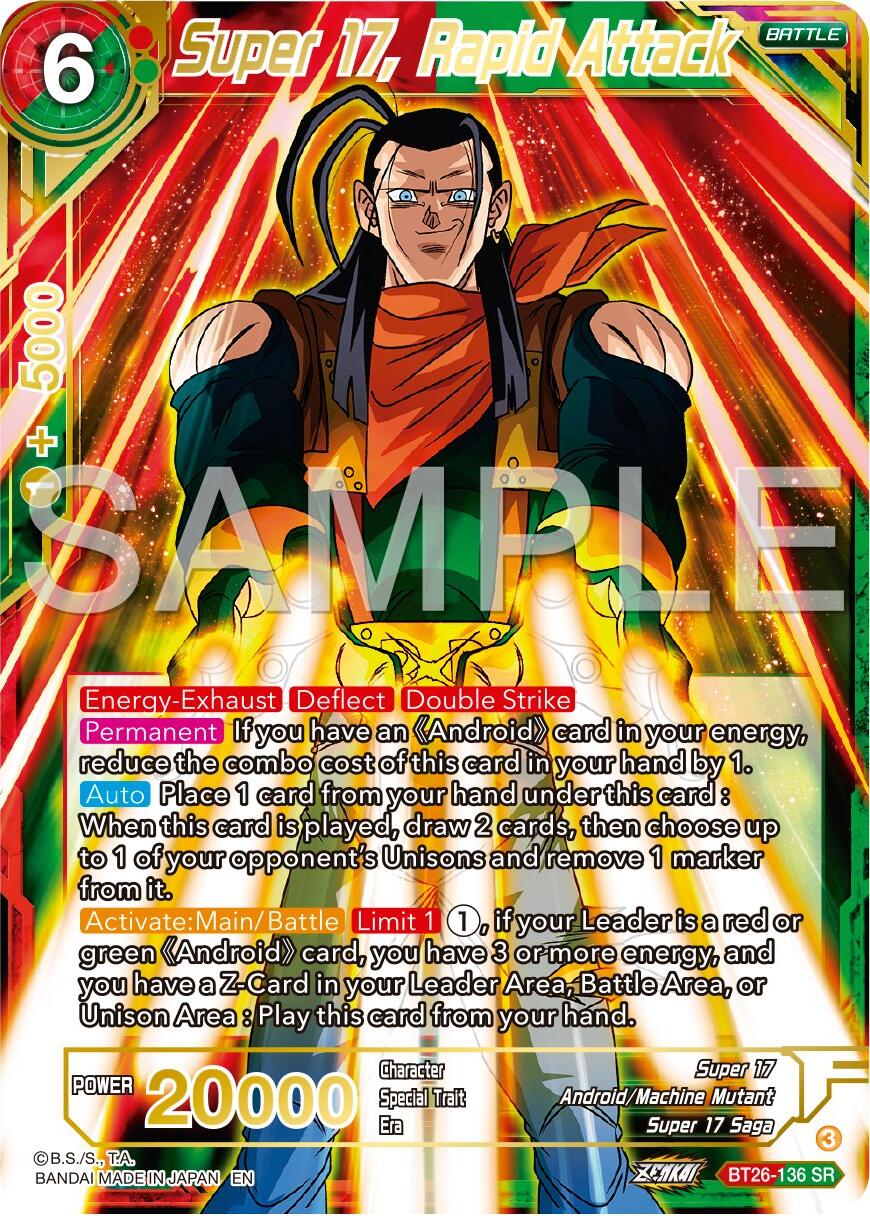 Super 17, Rapid Attack (BT26-136) [Ultimate Advent] | Fandemonia Ltd