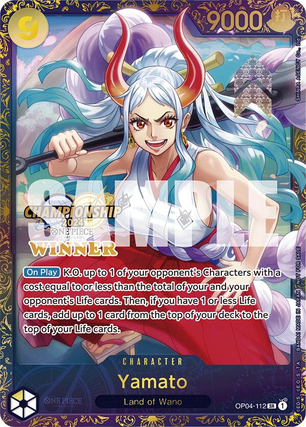 Yamato (Championship 2024 Finals Winner) [One Piece Promotion Cards] | Fandemonia Ltd