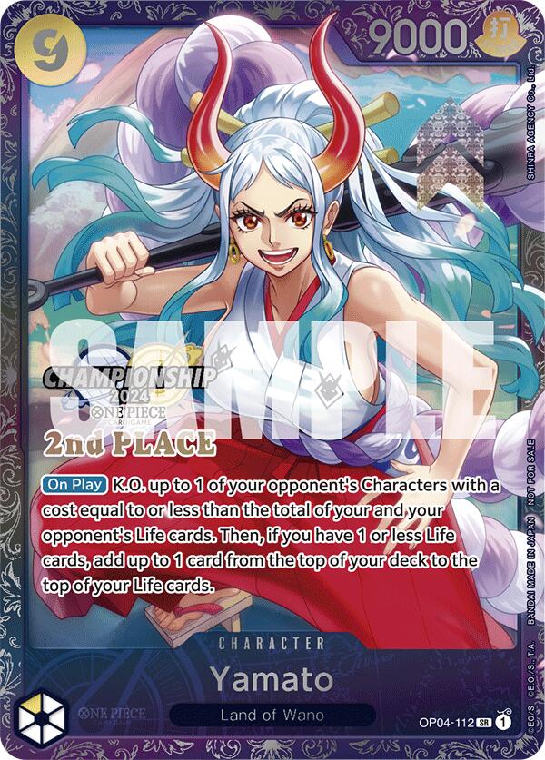 Yamato (Championship 2024 Finals 2nd Place) [One Piece Promotion Cards] | Fandemonia Ltd