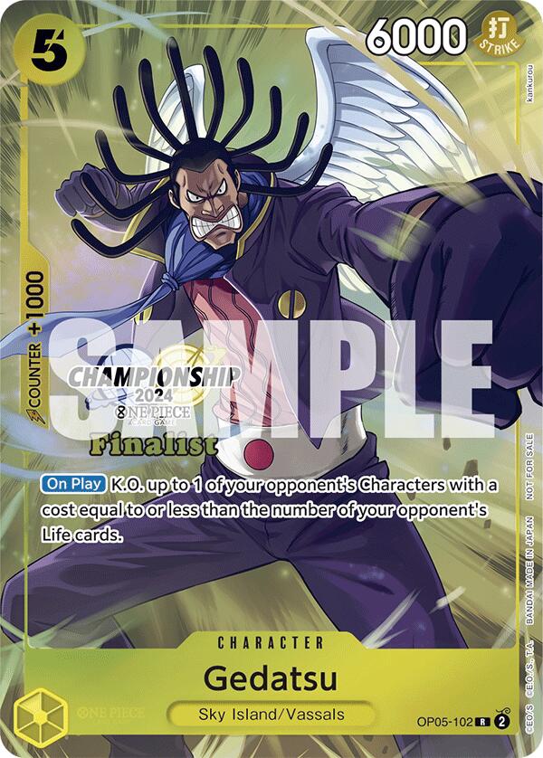 Gedatsu (Championship 2024 Finalist Card Set) [One Piece Promotion Cards] | Fandemonia Ltd