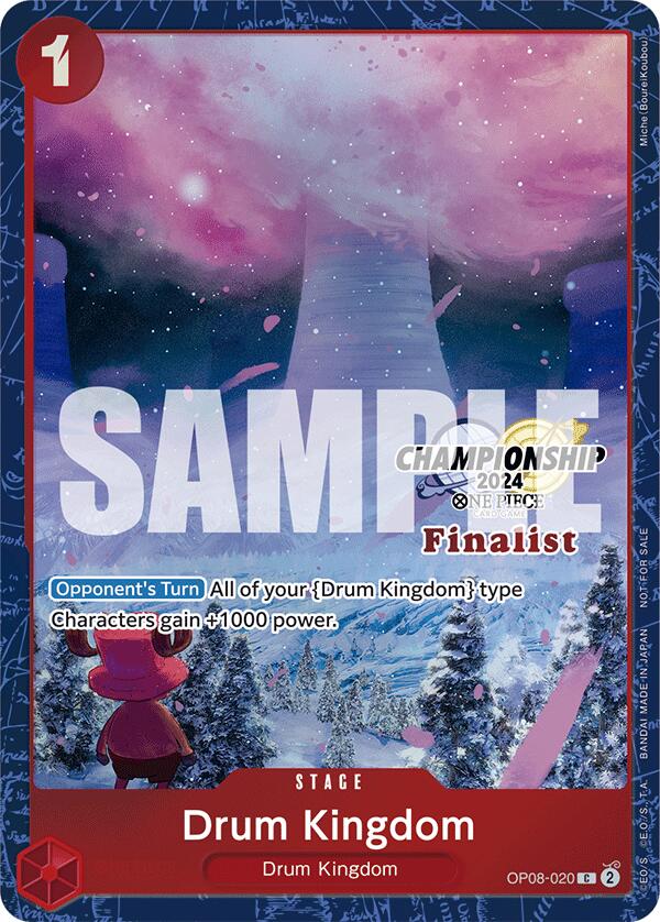 Drum Kingdom (Championship 2024 Finalist Card Set) [One Piece Promotion Cards] | Fandemonia Ltd