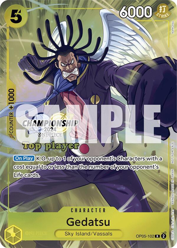 Gedatsu (Championship 2024 Top Player Pack) [One Piece Promotion Cards] | Fandemonia Ltd