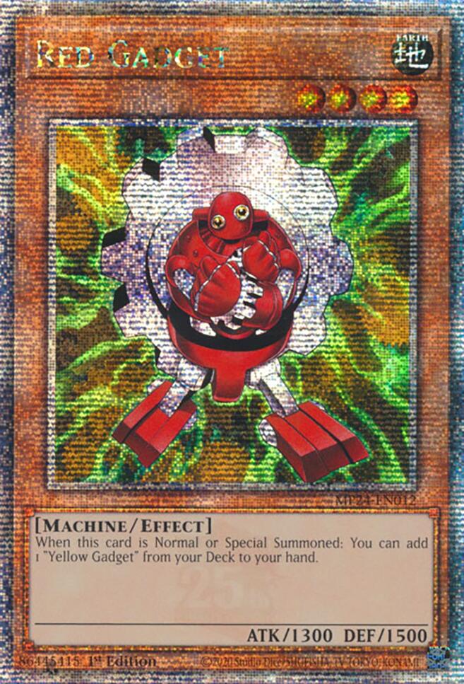 Red Gadget [MP24-EN012] Quarter Century Secret Rare | Fandemonia Ltd