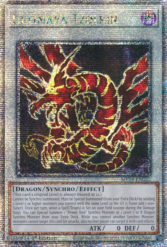 Ultimaya Tzolkin [MP24-EN027] Quarter Century Secret Rare | Fandemonia Ltd