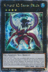 Number 32: Shark Drake [MP24-EN033] Quarter Century Secret Rare | Fandemonia Ltd