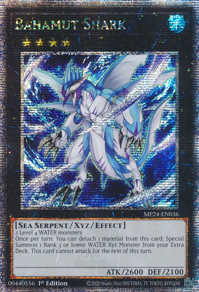 Bahamut Shark [MP24-EN036] Quarter Century Secret Rare | Fandemonia Ltd