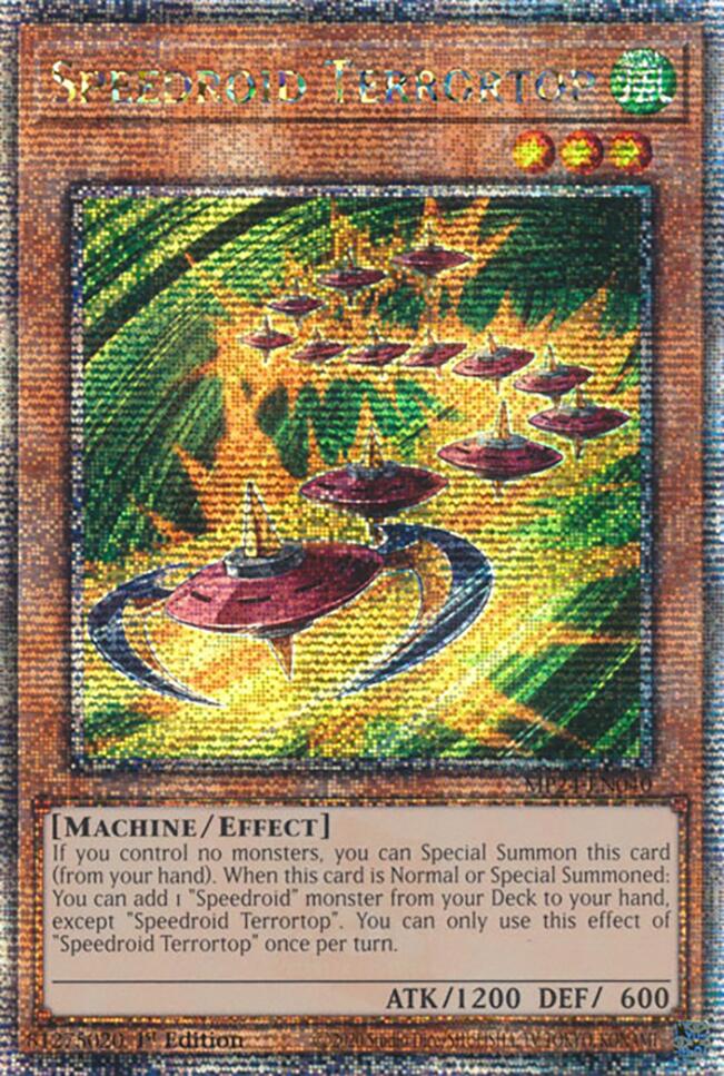 Speedroid Terrortop [MP24-EN040] Quarter Century Secret Rare | Fandemonia Ltd