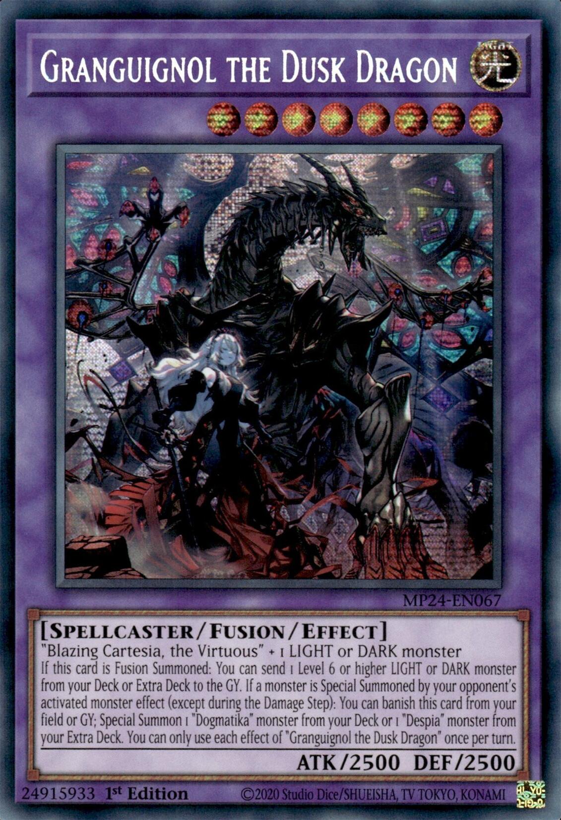 Granguignol the Dusk Dragon [MP24-EN067] Prismatic Secret Rare | Fandemonia Ltd