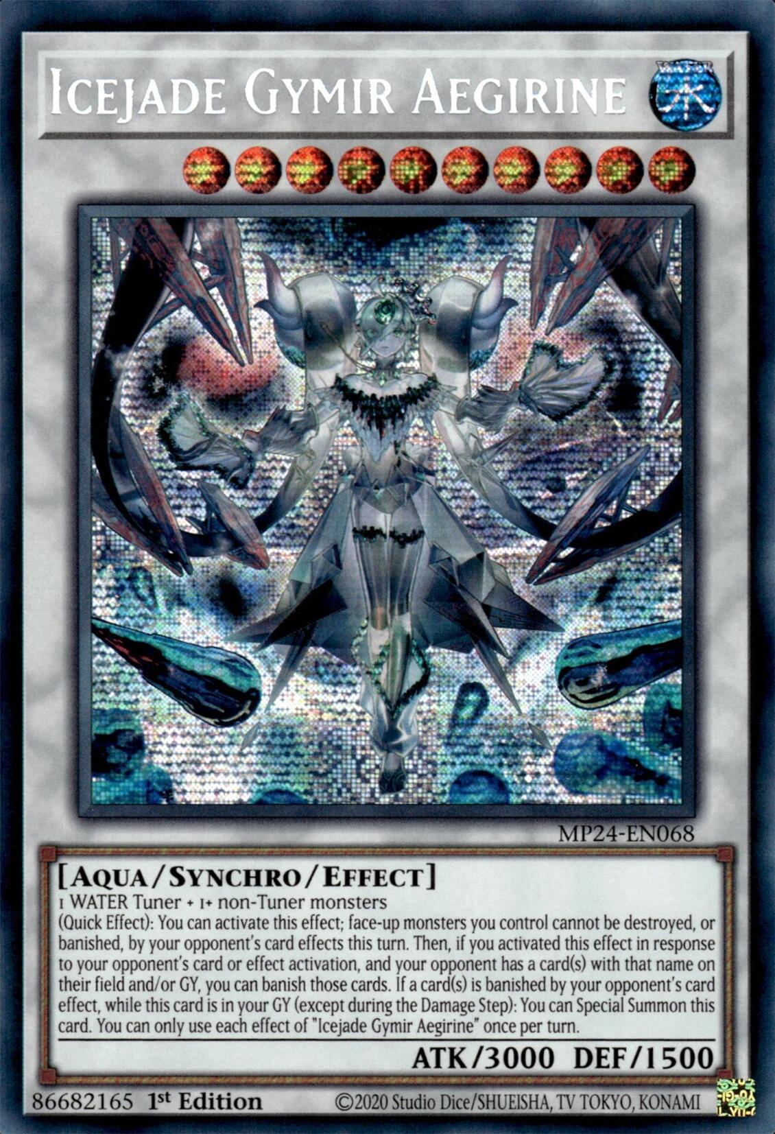 Icejade Gymir Aegirine [MP24-EN068] Prismatic Secret Rare | Fandemonia Ltd