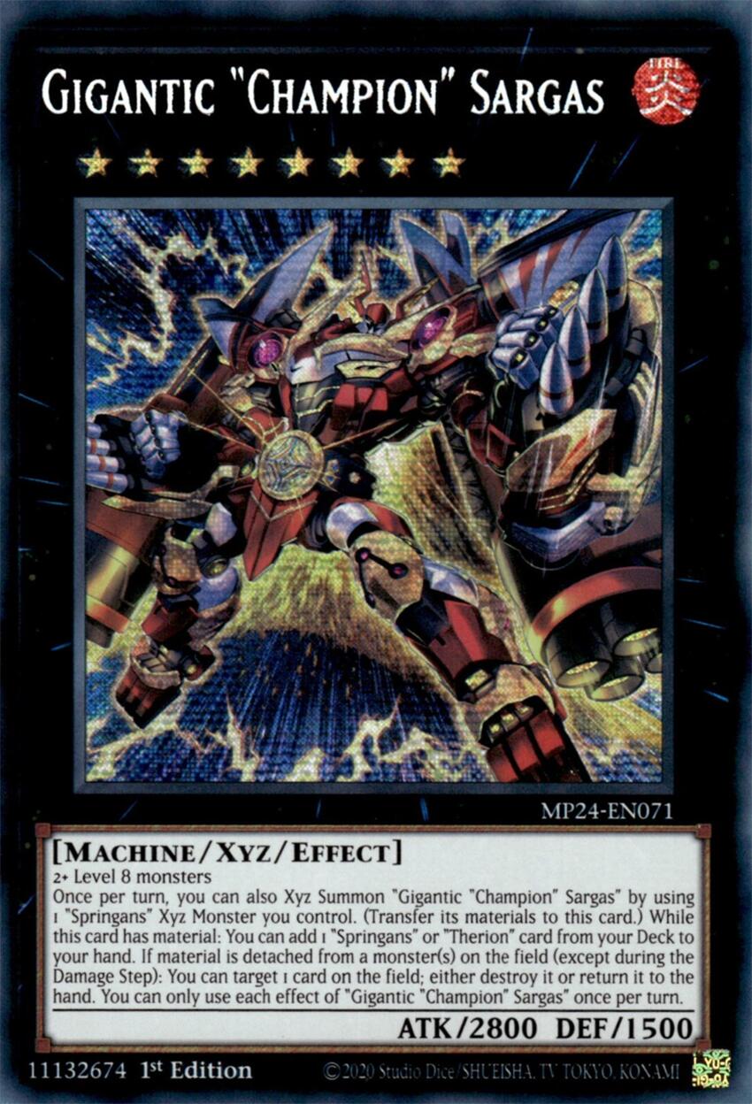 Gigantic "Champion" Sargas [MP24-EN071] Prismatic Secret Rare | Fandemonia Ltd