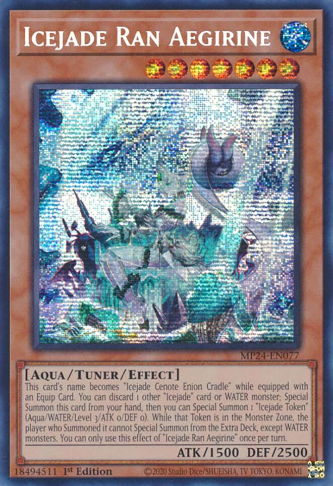 Icejade Ran Aegirine [MP24-EN077] Prismatic Secret Rare | Fandemonia Ltd