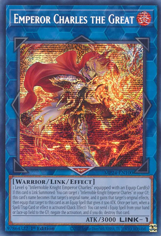 Emperor Charles the Great [MP24-EN100] Prismatic Secret Rare | Fandemonia Ltd