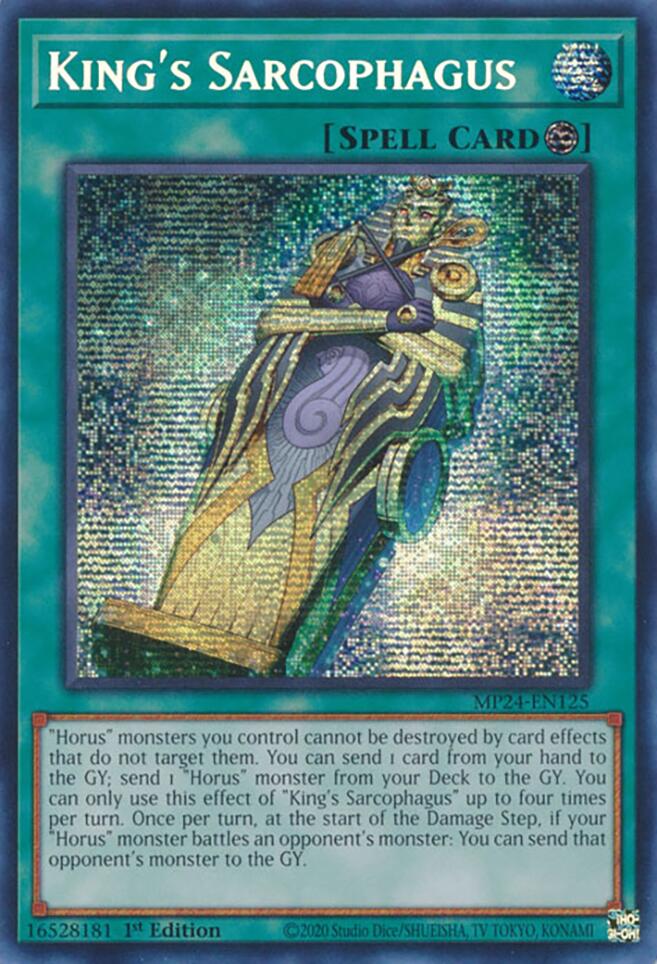 King's Sarcophagus [MP24-EN125] Prismatic Secret Rare | Fandemonia Ltd