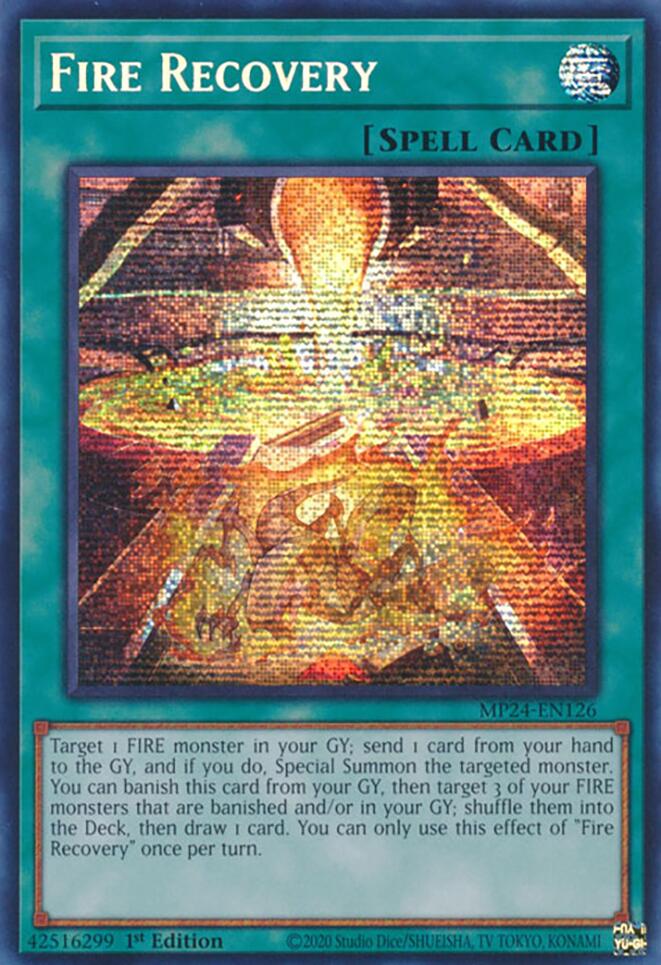 Fire Recovery [MP24-EN126] Prismatic Secret Rare | Fandemonia Ltd