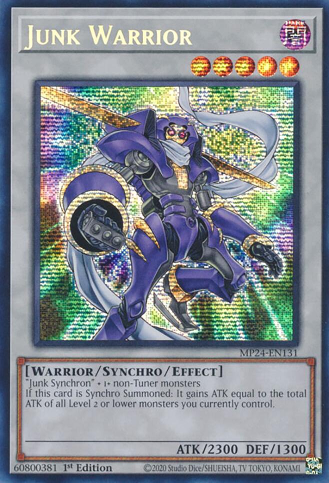 Junk Warrior [MP24-EN131] Prismatic Secret Rare | Fandemonia Ltd