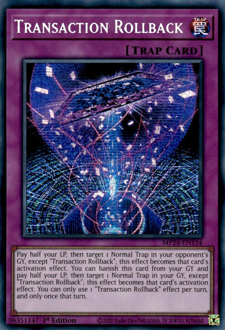 Transaction Rollback [MP24-EN134] Prismatic Secret Rare | Fandemonia Ltd