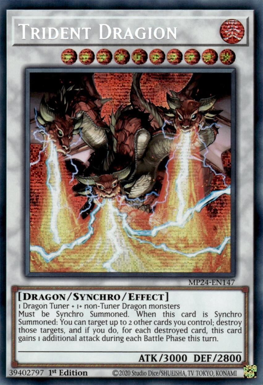 Trident Dragion [MP24-EN147] Prismatic Secret Rare | Fandemonia Ltd