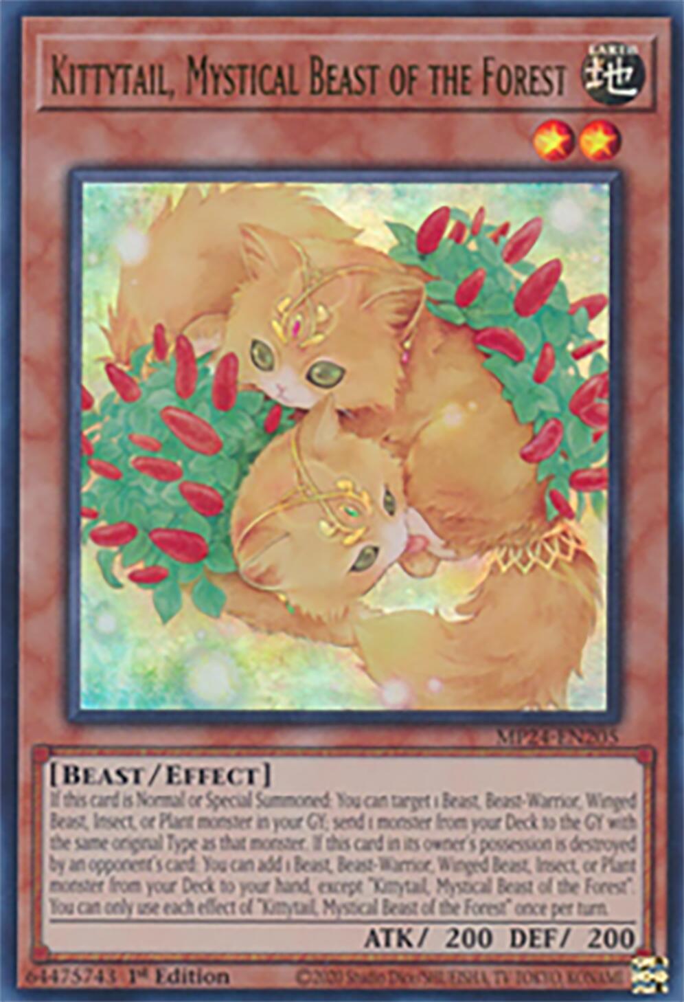 Kittytail, Mystical Beast of the Forest [MP24-EN205] Ultra Rare | Fandemonia Ltd