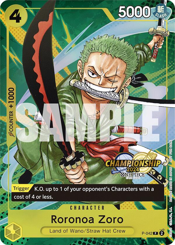 Roronoa Zoro (CS 2024 Event Pack) [One Piece Promotion Cards] | Fandemonia Ltd