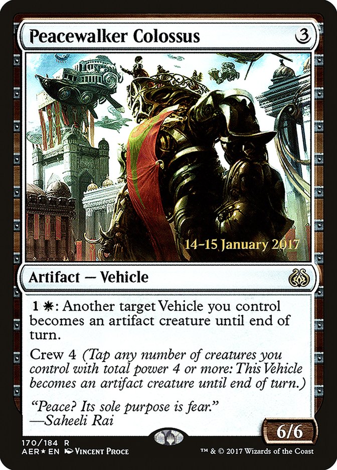 Peacewalker Colossus [Aether Revolt Prerelease Promos] | Fandemonia Ltd