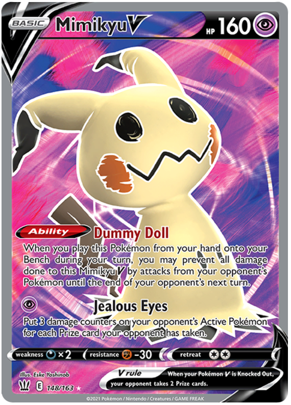 Mimikyu V (148/163) [Sword & Shield: Battle Styles] | Fandemonia Ltd