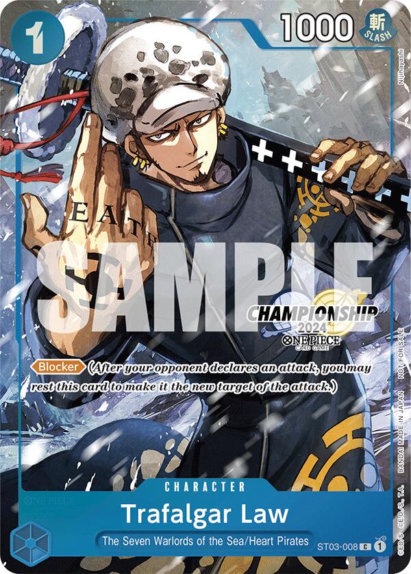 Trafalgar Law (ST03-008) (CS 2024 Event Pack Finalist) [One Piece Promotion Cards] | Fandemonia Ltd