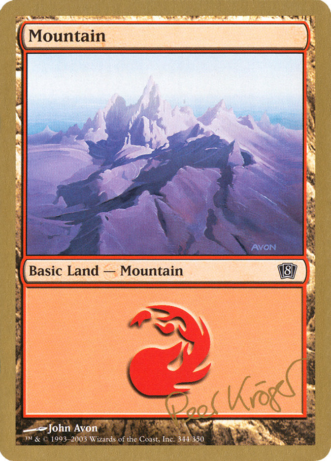 Mountain (344) (Peer Kroger) [World Championship Decks 2003] | Fandemonia Ltd