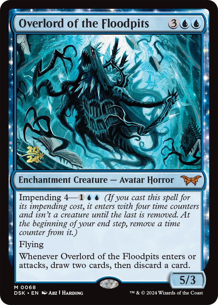 Overlord of the Floodpits [Duskmourn: House of Horror Prerelease Promos] | Fandemonia Ltd