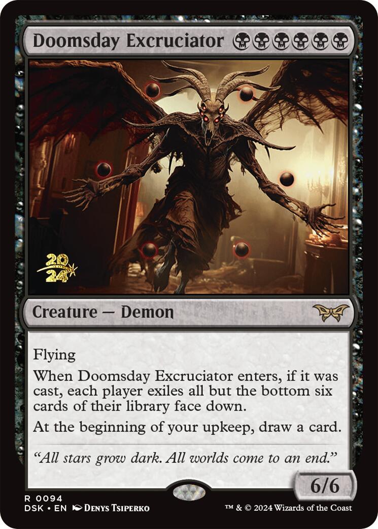 Doomsday Excruciator [Duskmourn: House of Horror Prerelease Promos] | Fandemonia Ltd