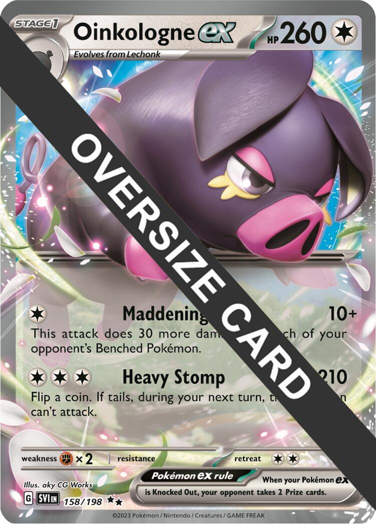 Oinkologne ex (158/198) (Jumbo Card) [Scarlet & Violet: Black Star Promos] | Fandemonia Ltd