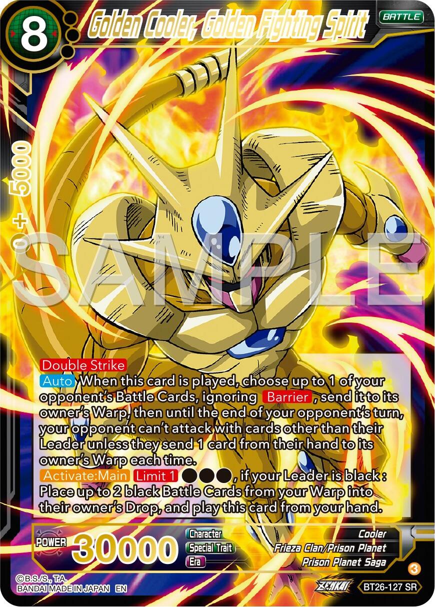 Golden Cooler, Golden Fighting Spirit (BT26-127) [Ultimate Advent] | Fandemonia Ltd