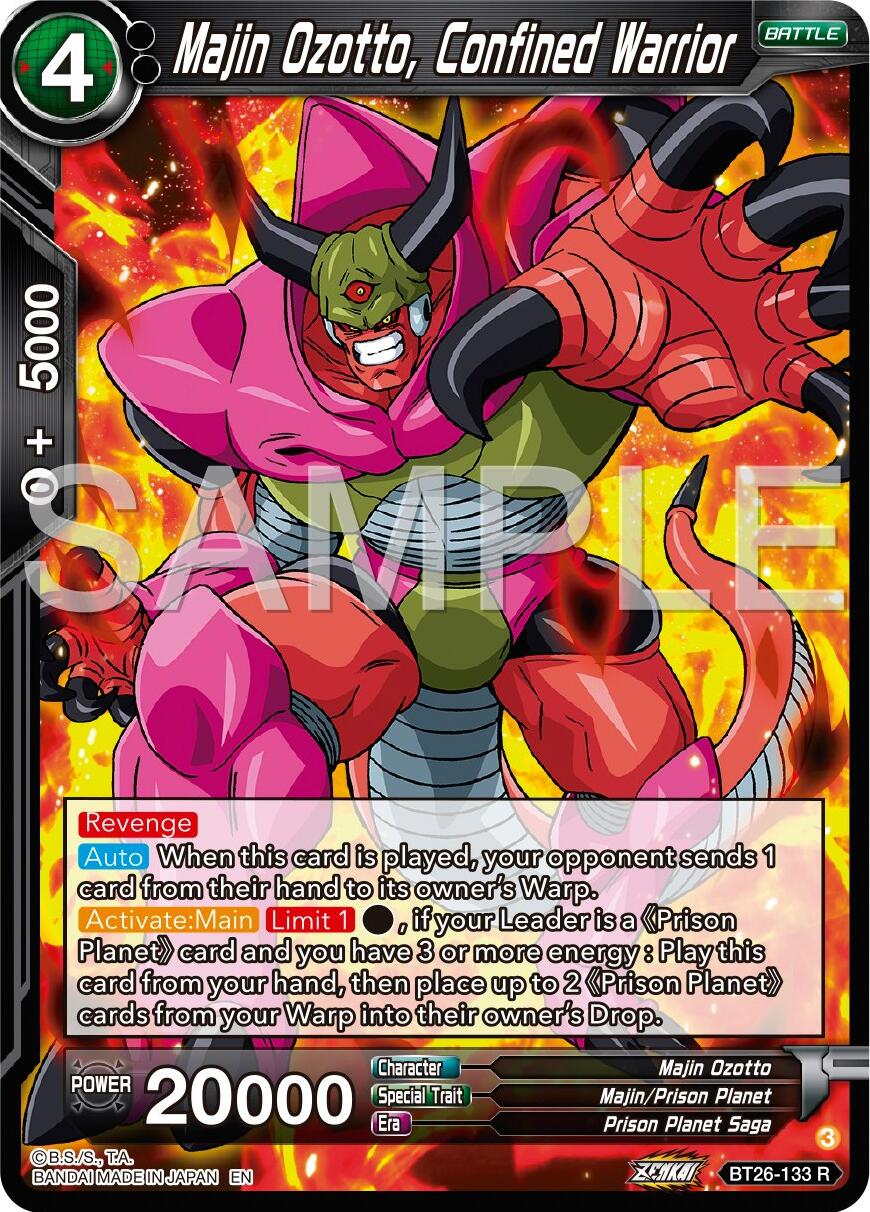 Majin Ozotto, Confined Warrior (BT26-133) [Ultimate Advent] | Fandemonia Ltd