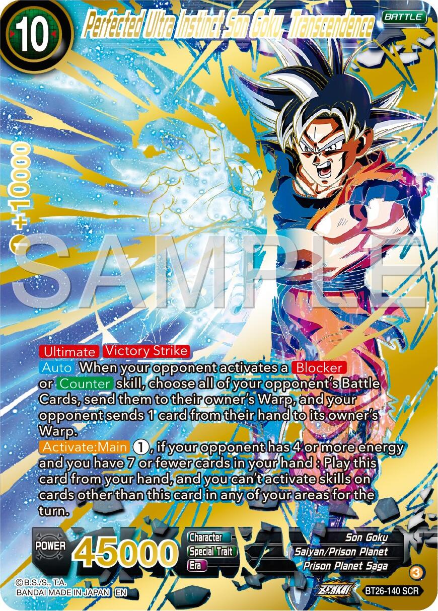 Perfected Ultra Instinct Son Goku, Transcendence (BT26-140) [Ultimate Advent] | Fandemonia Ltd