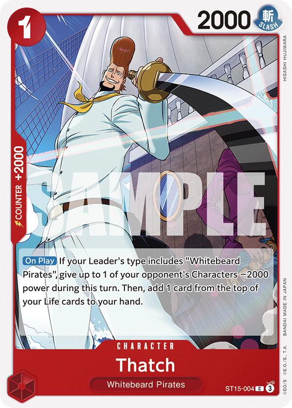 Thatch [Starter Deck: RED Edward.Newgate] | Fandemonia Ltd