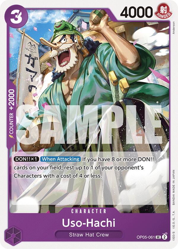 Uso-Hachi [Starter Deck: PURPLE Monkey.D.Luffy] | Fandemonia Ltd