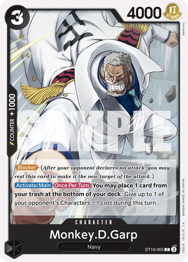 Monkey.D.Garp [Starter Deck: BLACK Smoker] | Fandemonia Ltd