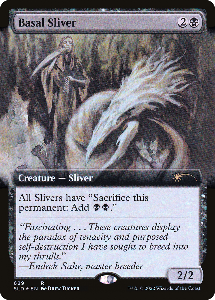 Basal Sliver (Extended Art) [Secret Lair Drop Promos] | Fandemonia Ltd