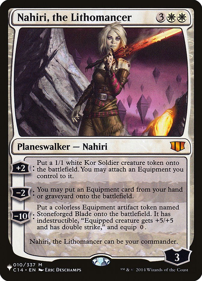 Nahiri, the Lithomancer [The List] | Fandemonia Ltd