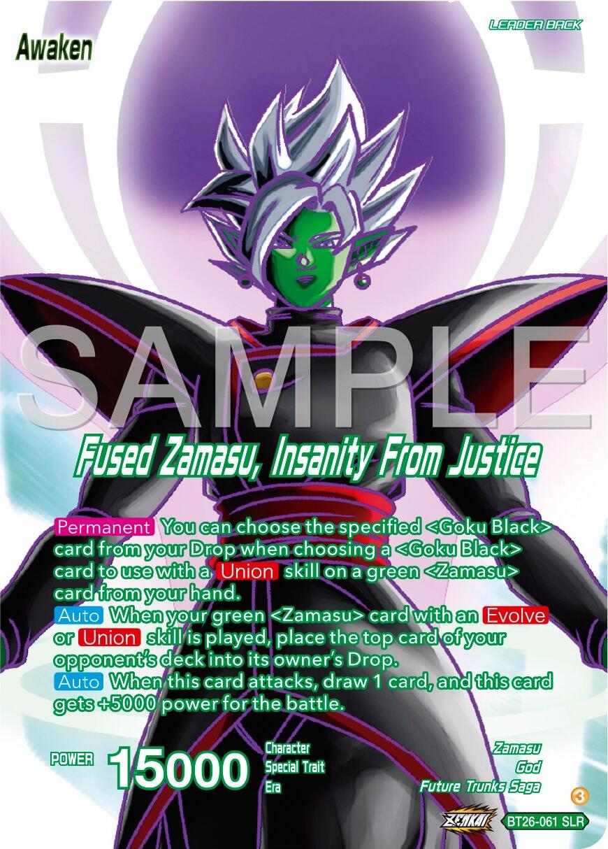 Zamasu // Fused Zamasu, Insanity From Justice (Alternate Art) (BT26-061) [Ultimate Advent] | Fandemonia Ltd