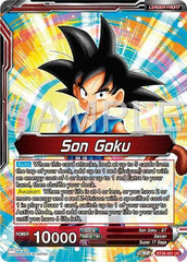 Son Goku // Son Goku & Android 18, Unexpected Tag Team (Alternate Art) (BT26-001) [Ultimate Advent] | Fandemonia Ltd